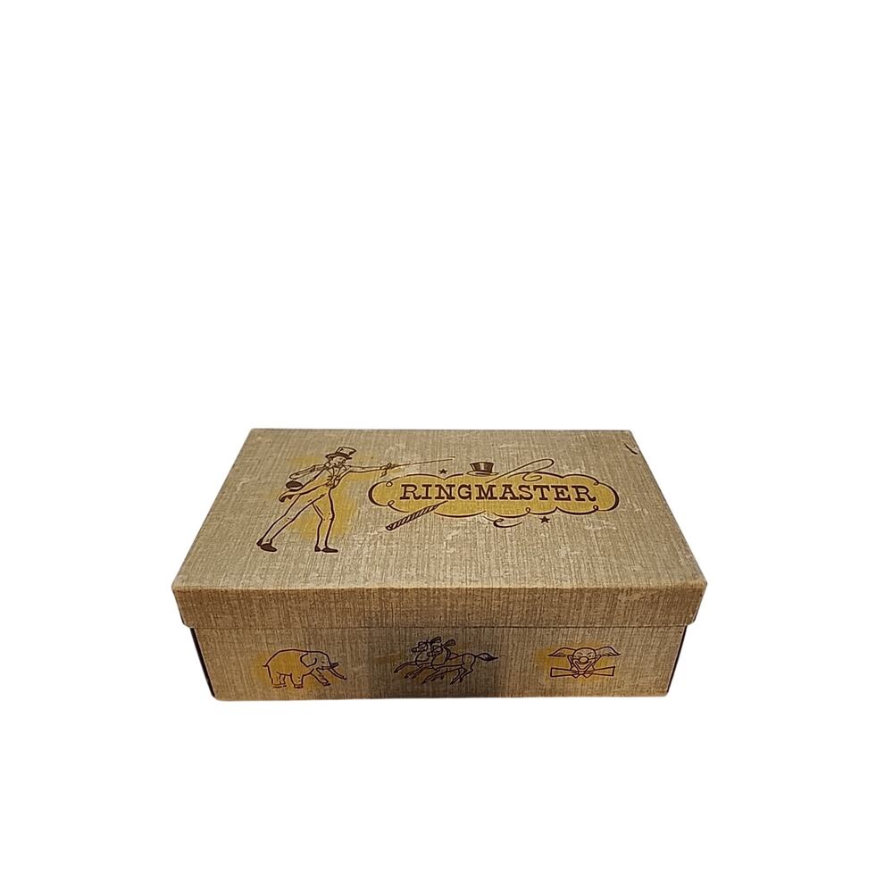 Vintage Ringmaster Shoe Box only Circus Kids Shoes